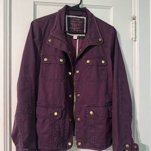 J.Crew Deep Purple Field Jacket